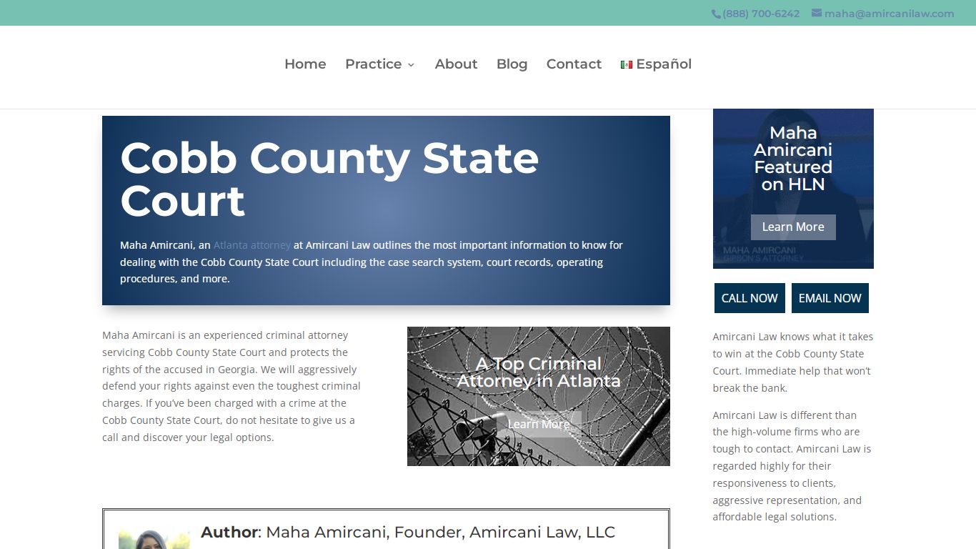 Cobb County State Court - Amircani Law
